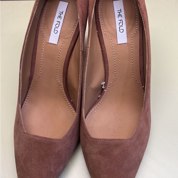 THE FOLD MADE IN ITALY Elegant Suede Women's Heels - Picture 7 of 7
